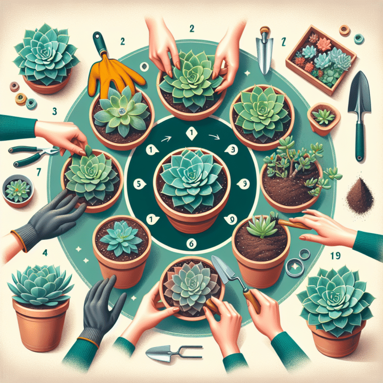 Step-By-Step Guide to Repotting Succulents