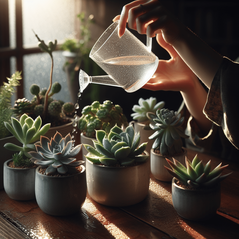 Watering Schedule for Succulents Indoors