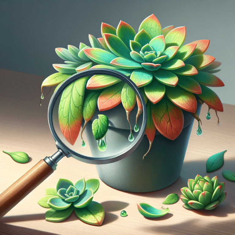 Why are My Succulent Leaves Falling Off: Understanding the Causes