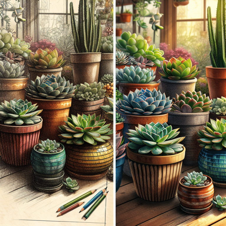 Plastic or Ceramic? Choosing the Right Pots for Your Succulents