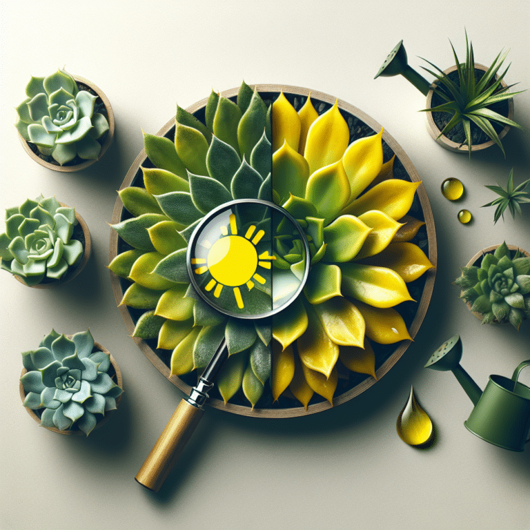 Dealing with Yellow Leaves on Succulents: Common Causes and Solutions