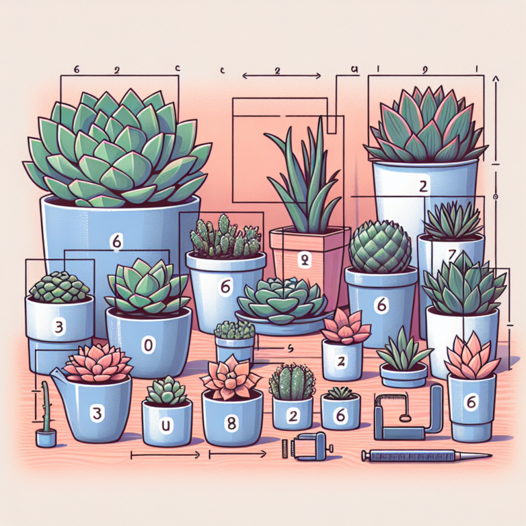 Choosing the Right Pot Size for Your Favorite Succulents