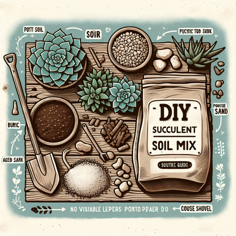 Creating Your Own DIY Succulent Soil Mix