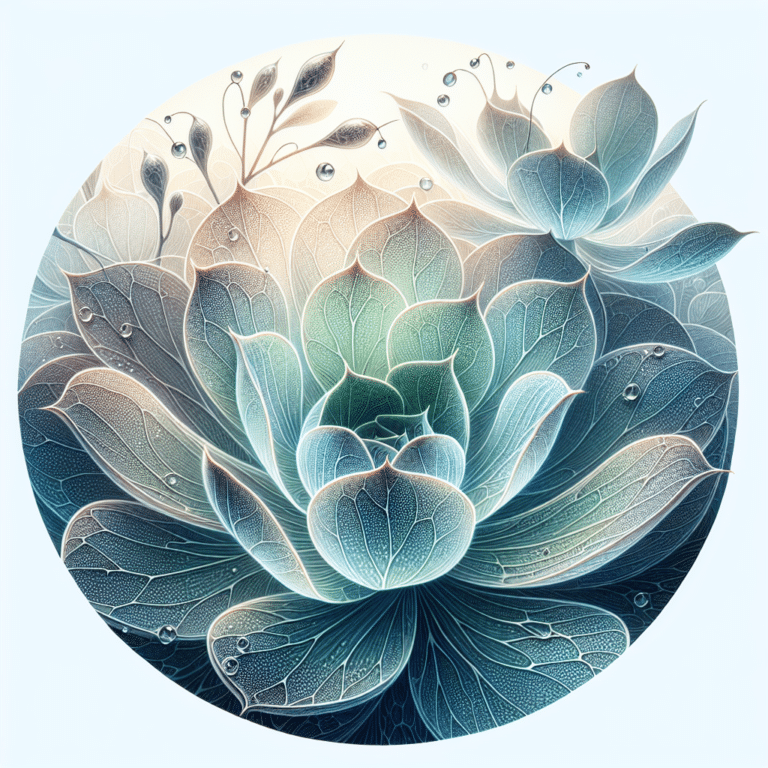 Interpreting Transparent Succulent Leaves