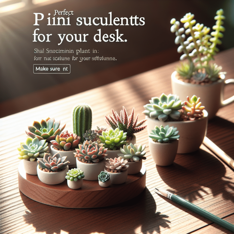 Perfect Mini Succulents for Your Desk
